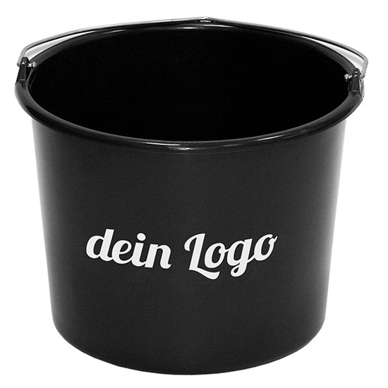 Baueimer mit Logo